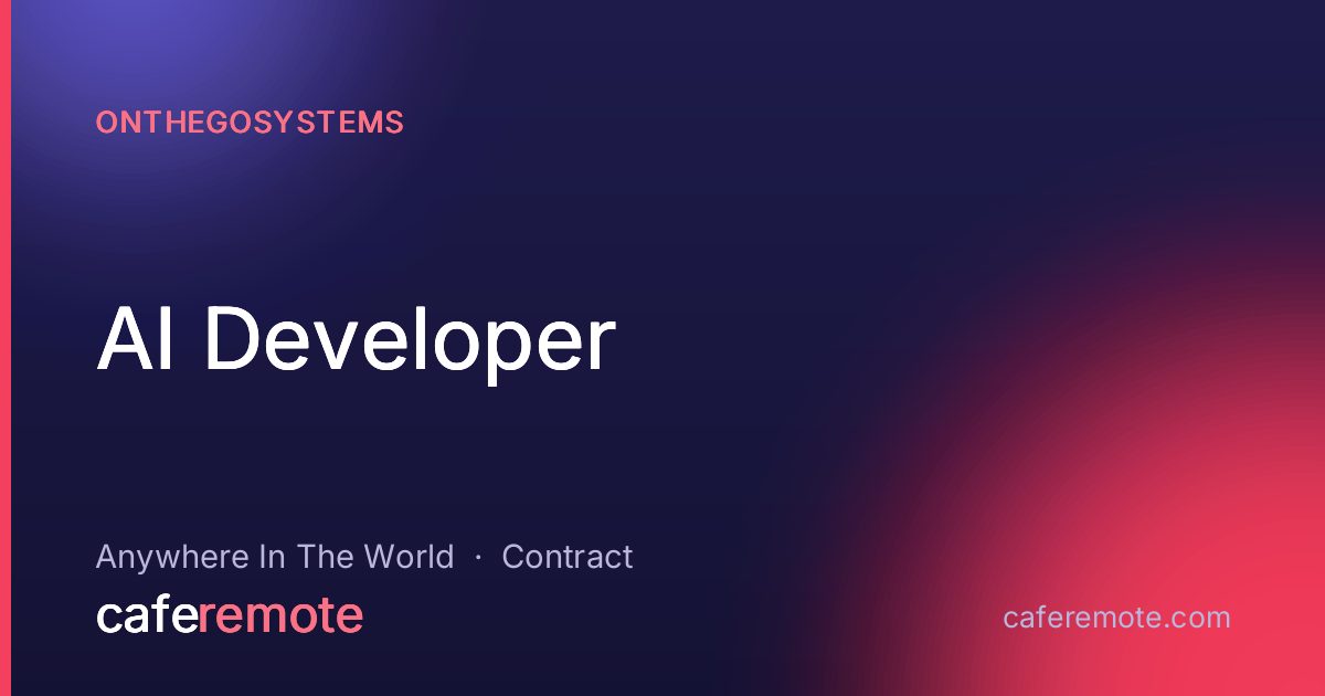 AI Developer at OnTheGoSystems — remote job on CafeRemote
