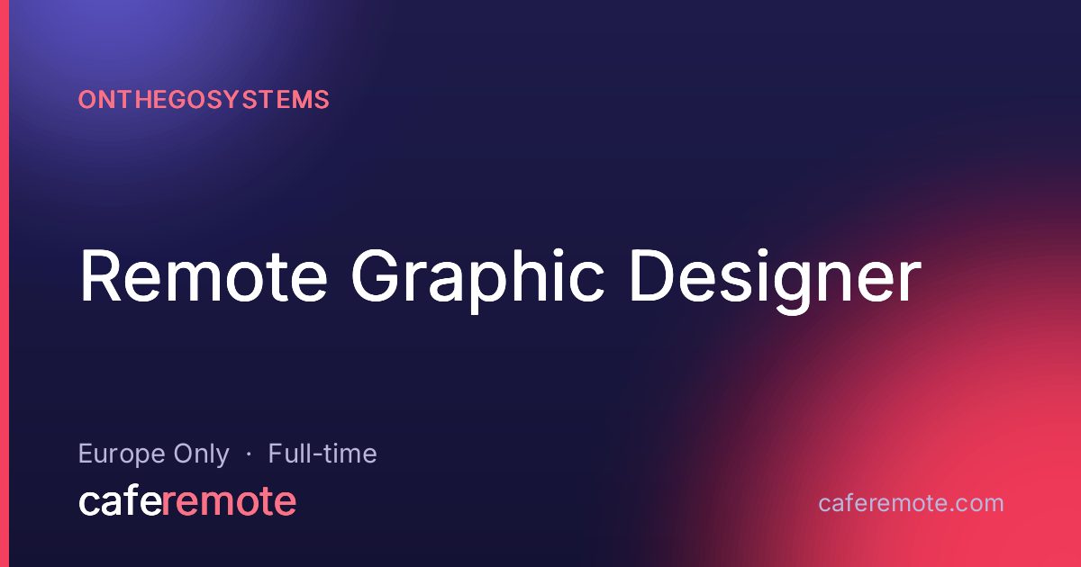 Remote Graphic Designer at OnTheGoSystems — remote job on CafeRemote